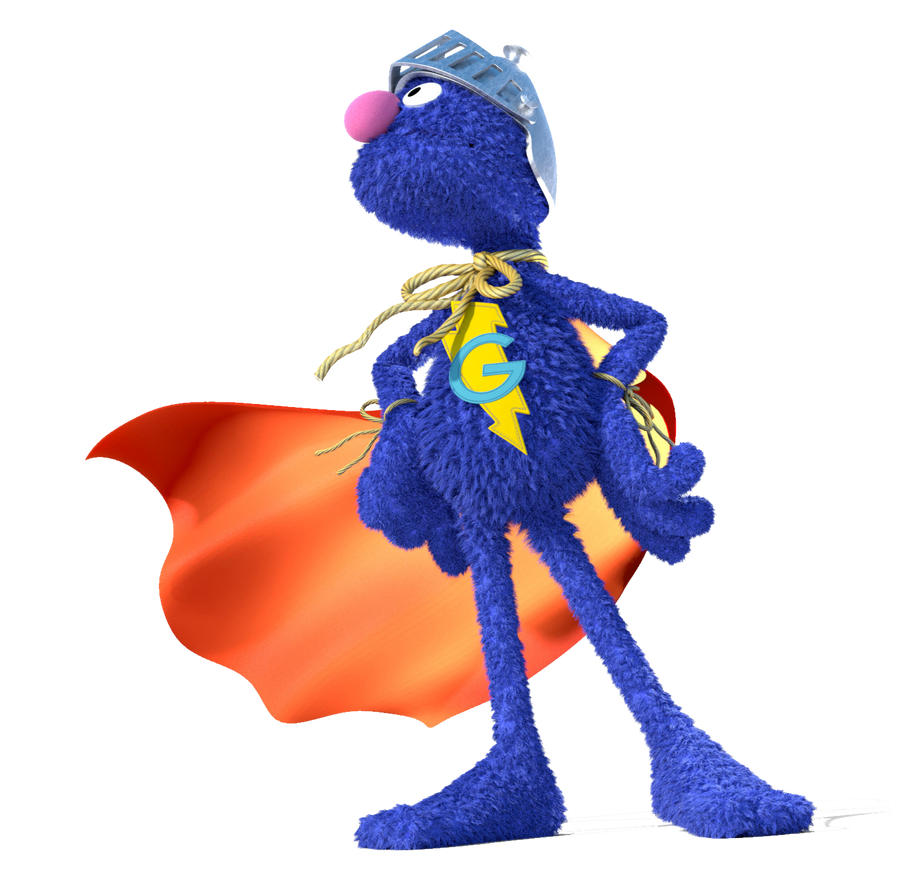 Super Grover Render PNG. by OverratedOverdrive06 on DeviantArt