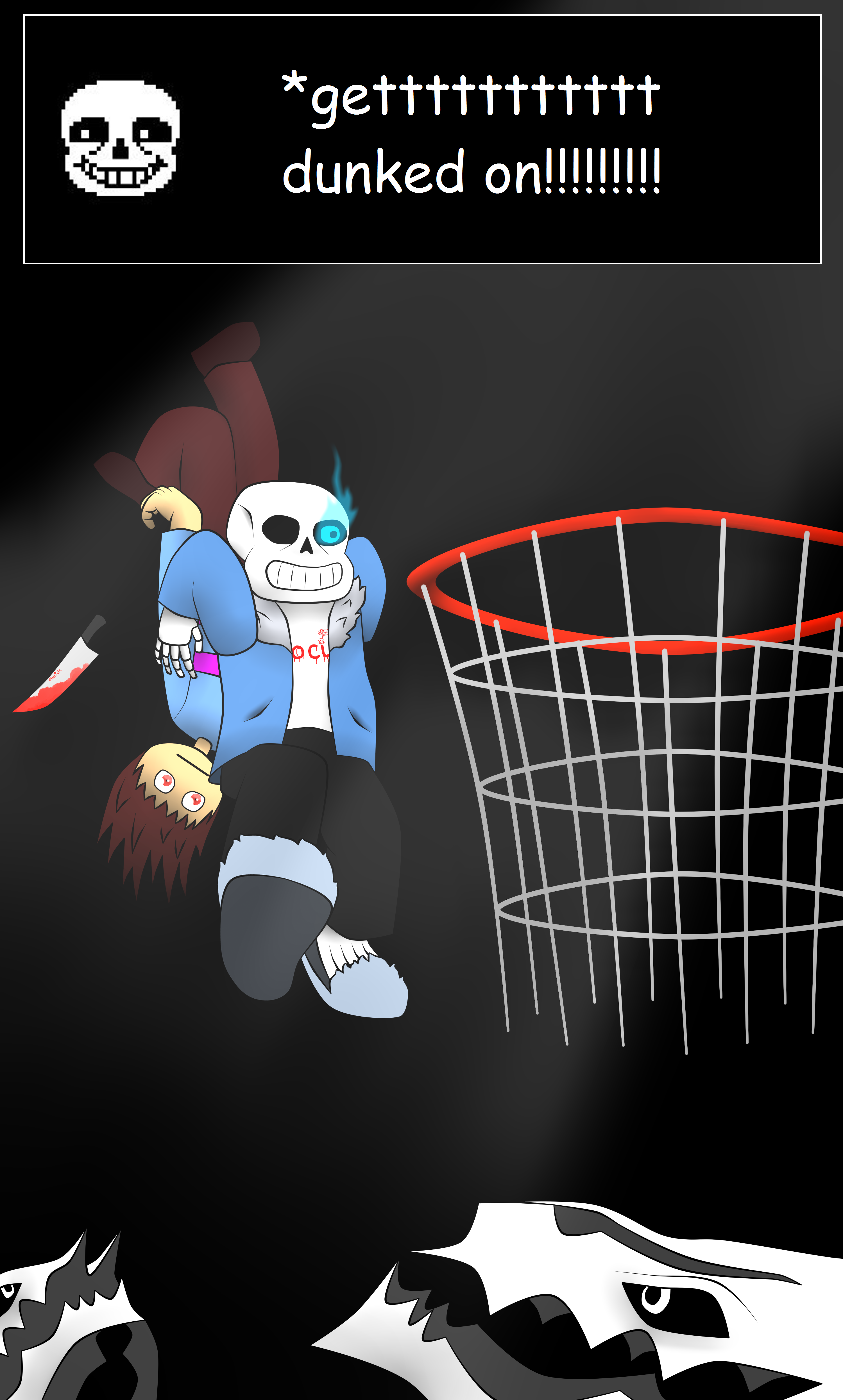 Sans dunks Chara - Drawception