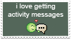 Activity Messages Stamp by StampsAreAwesome
