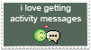 Activity Messages Stamp