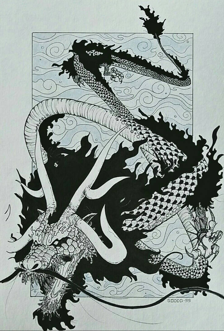 KAIDO DRAGON FORM by Goddo99 on DeviantArt