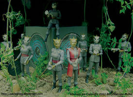 Silurian Habitat Diorama