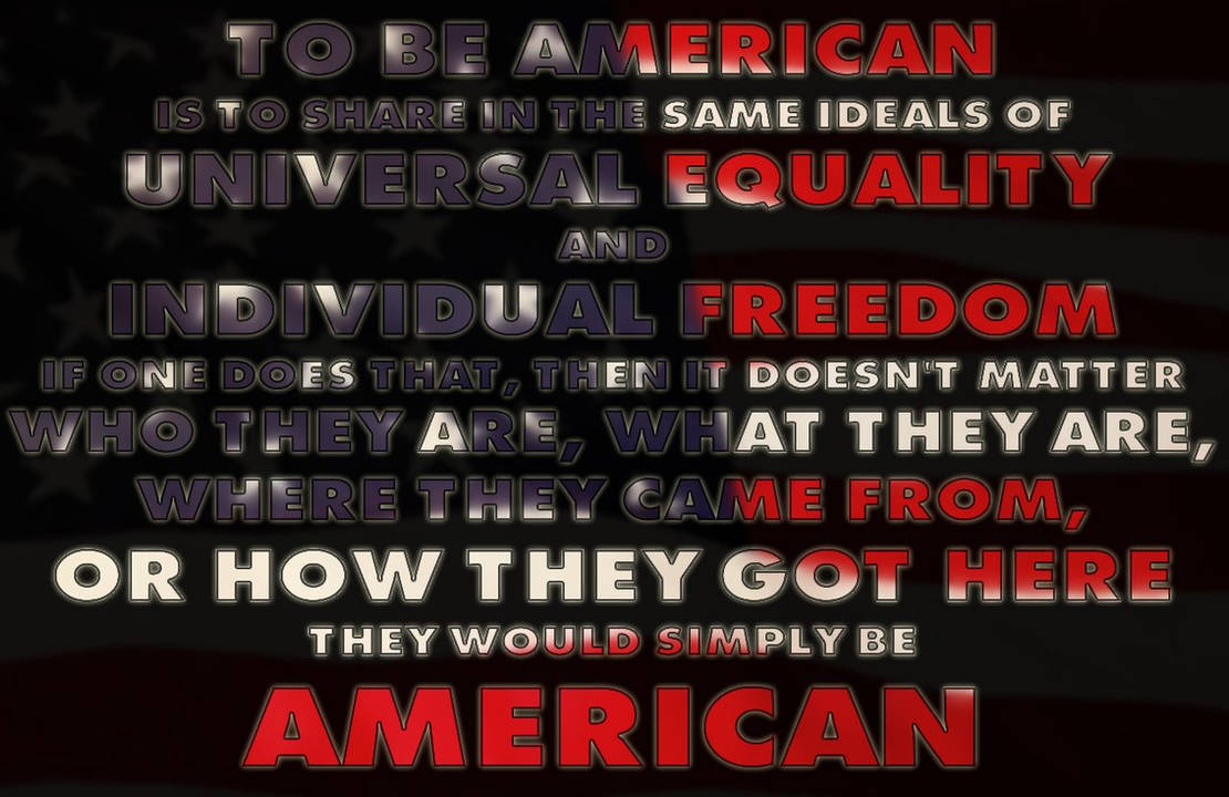 To Be American by Scyphi on DeviantArt