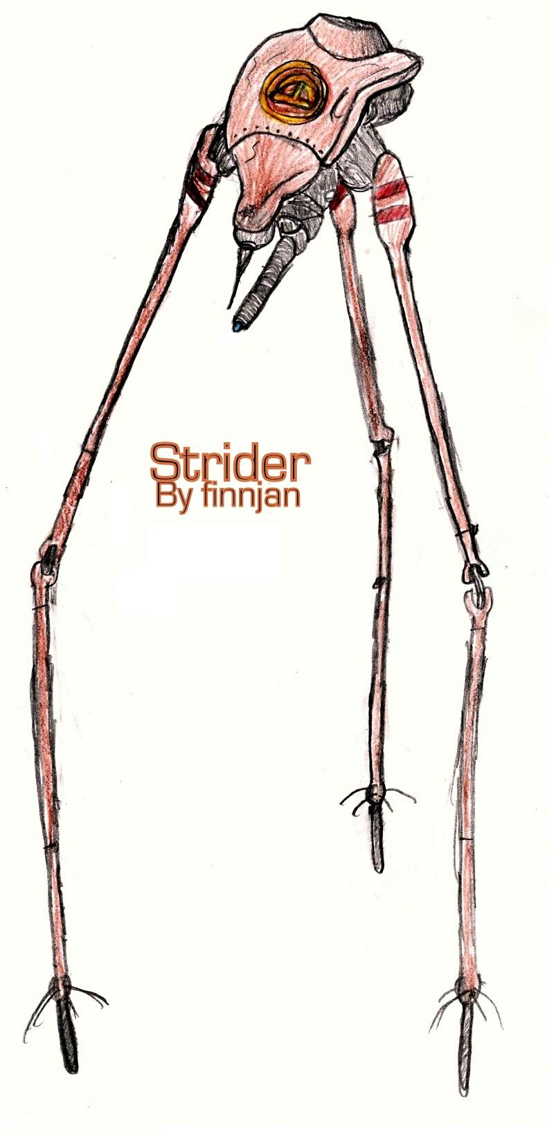 half life 2 strider by finnjan on