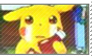 Pikachu Loves Ketchup Stamp