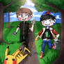 Dan and Phil caught Pikachu!