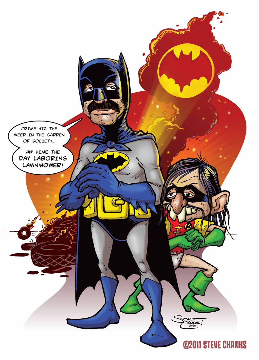 Hispanic Batman by SteveChanks