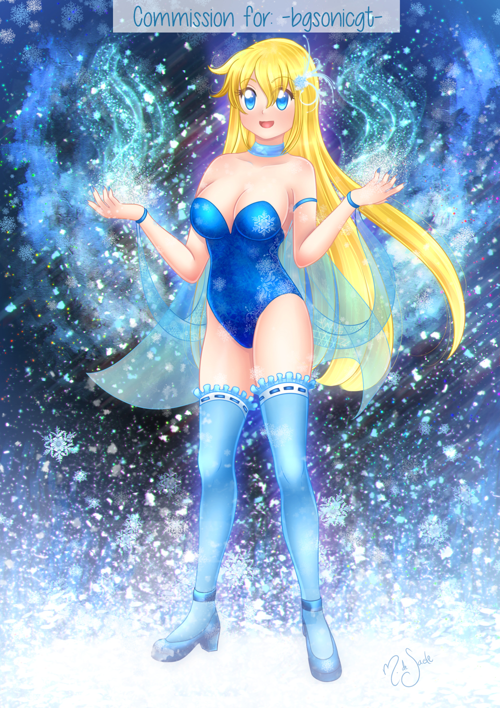 (Commission): Anura Ice Queen