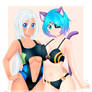 YCH figure 15: Nan and Rachel