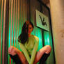 Girl in Green Stock 1