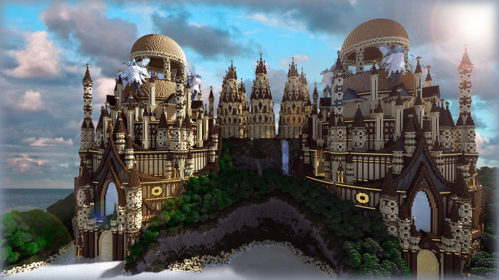 Minecraft :: Sandstone Castle