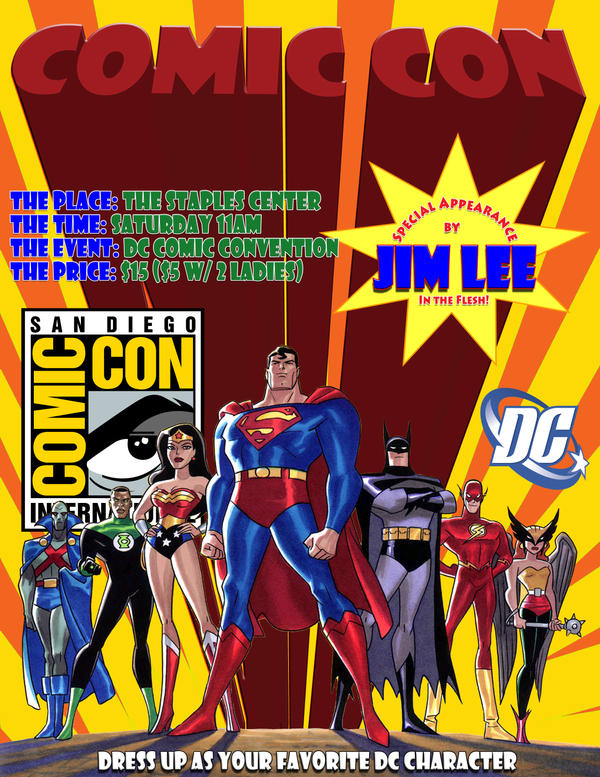 Comic Con Poster by ericarcher on DeviantArt