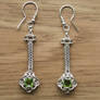 Peridot earrings