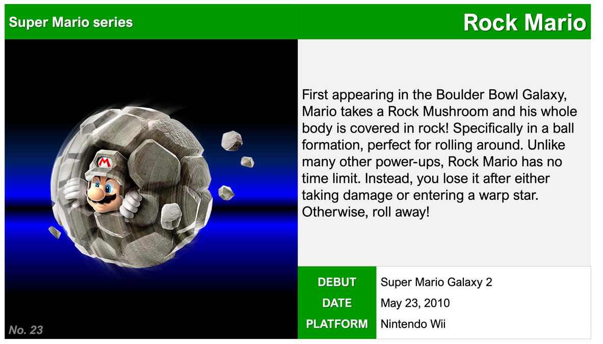 23. Rock Mario by GoGoDoodles on DeviantArt