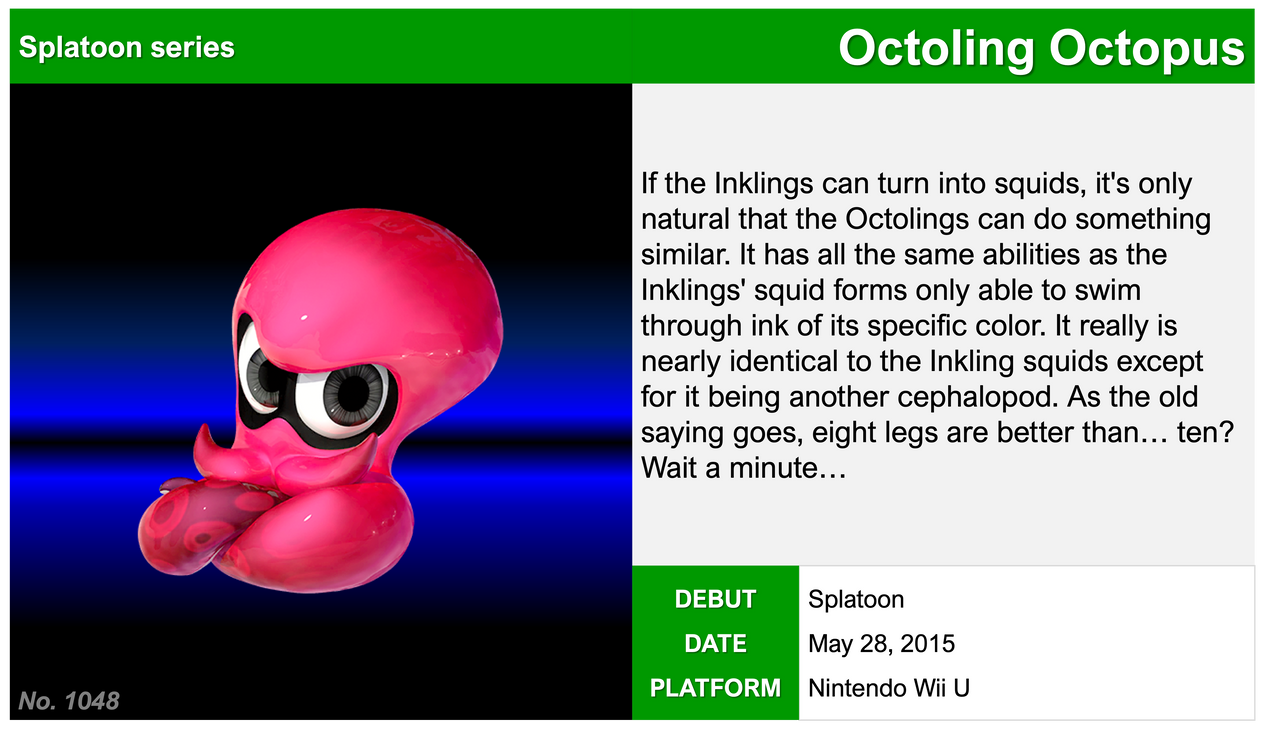 1048. Octoling Octopus by GoGoDoodles on DeviantArt