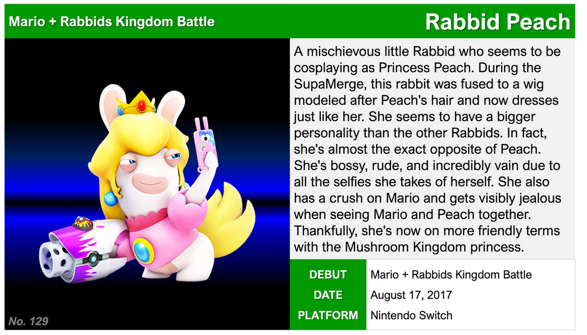 Primcess Peach Rabbid 129. Rabbid Peach by GoGoDoodles on DeviantArt