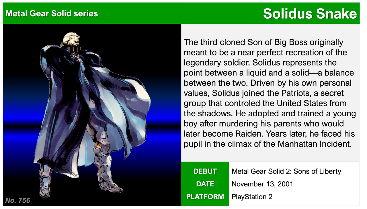 756. Solidus Snake by GoGoDoodles on DeviantArt