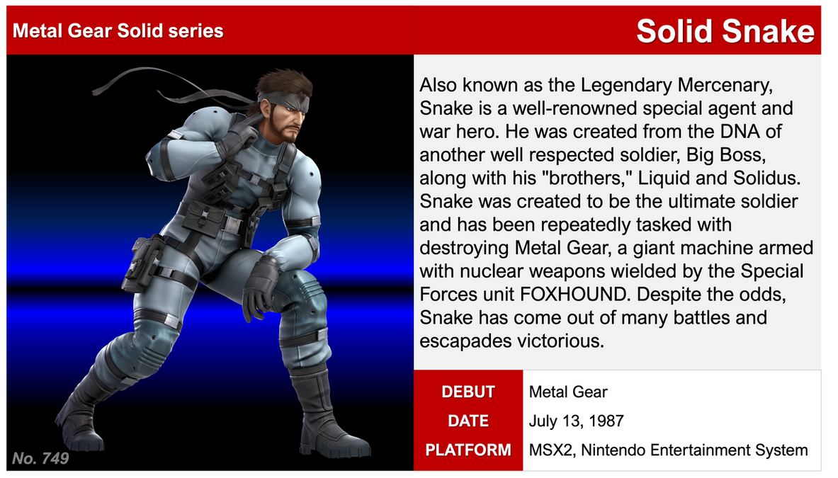 Solid Snake Guid 749. Solid Snake by GoGoDoodles on DeviantArt