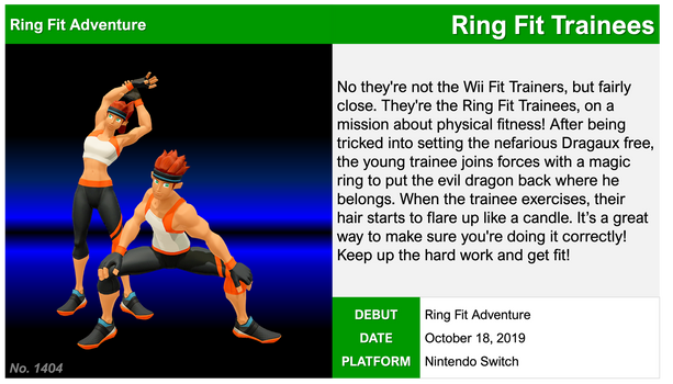 Ring Fit Trainee, Nintendo