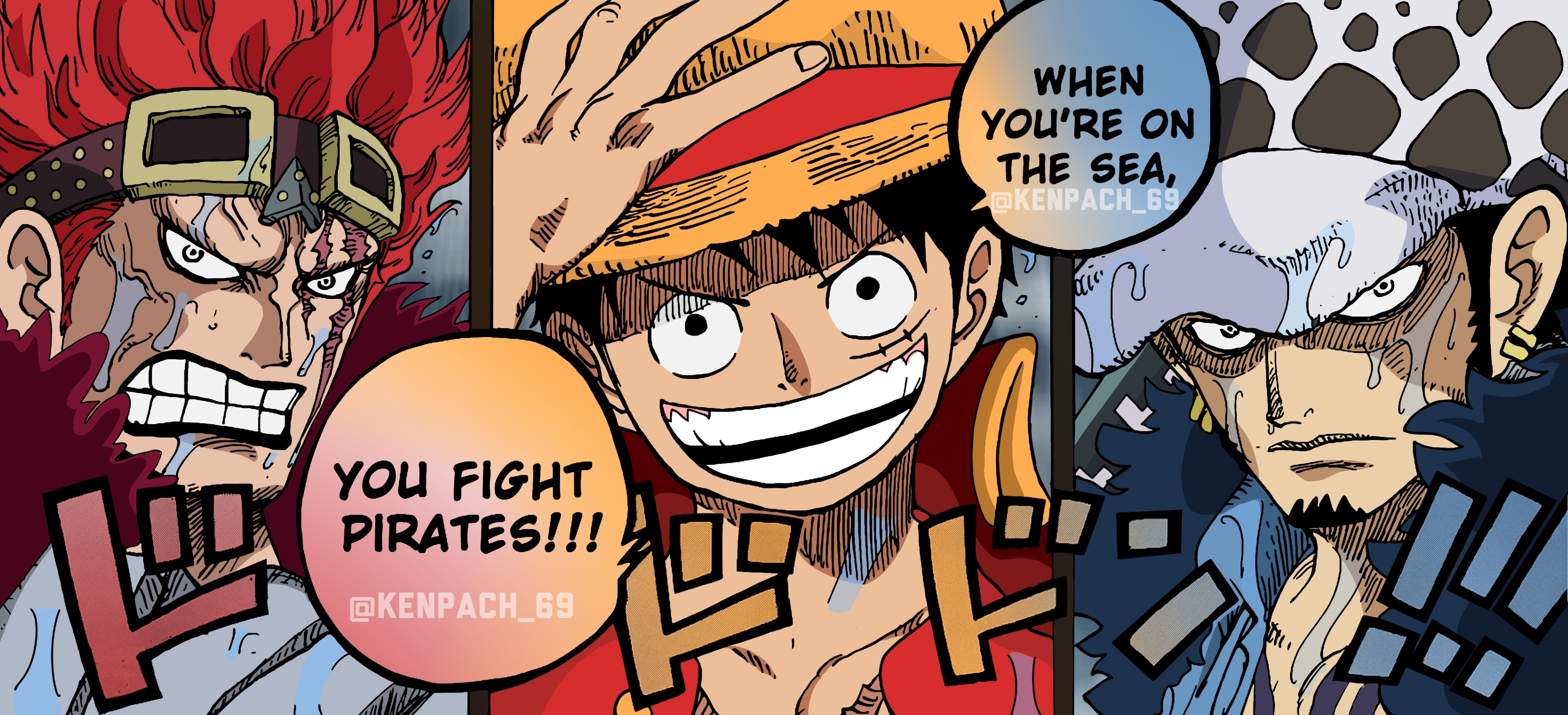 One Piece 974 Kid Luffy And Law By 69kenpachi On Deviantart One Piece 974 Kid Luffy And Law By 69kenpachi On Deviantart
