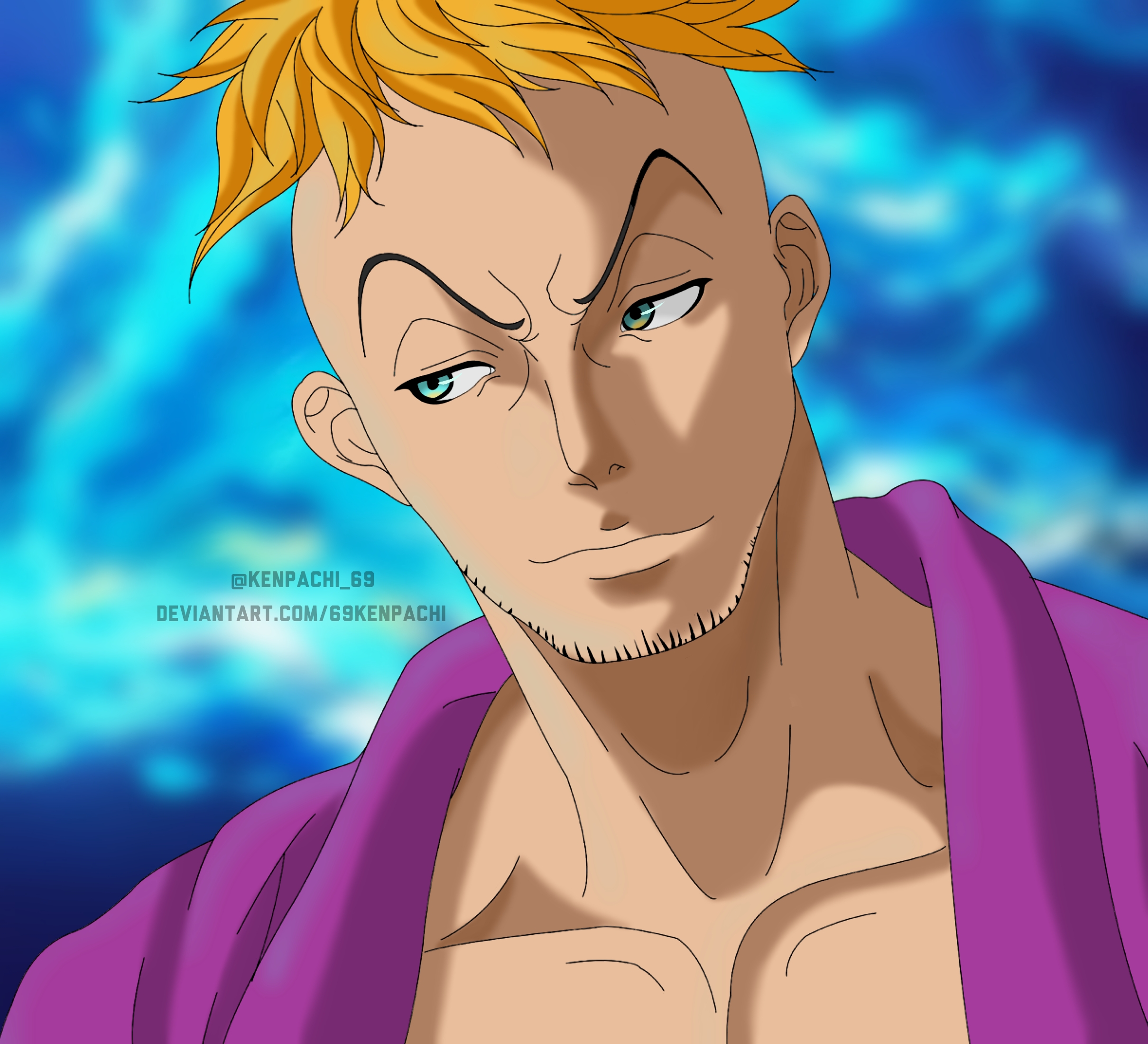 One Piece Marco The Phoenix By 69kenpachi On Deviantart One Piece Marco The Phoenix By 69kenpachi On Deviantart