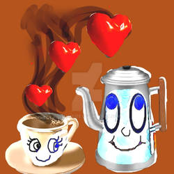 Coffe Love valentines day