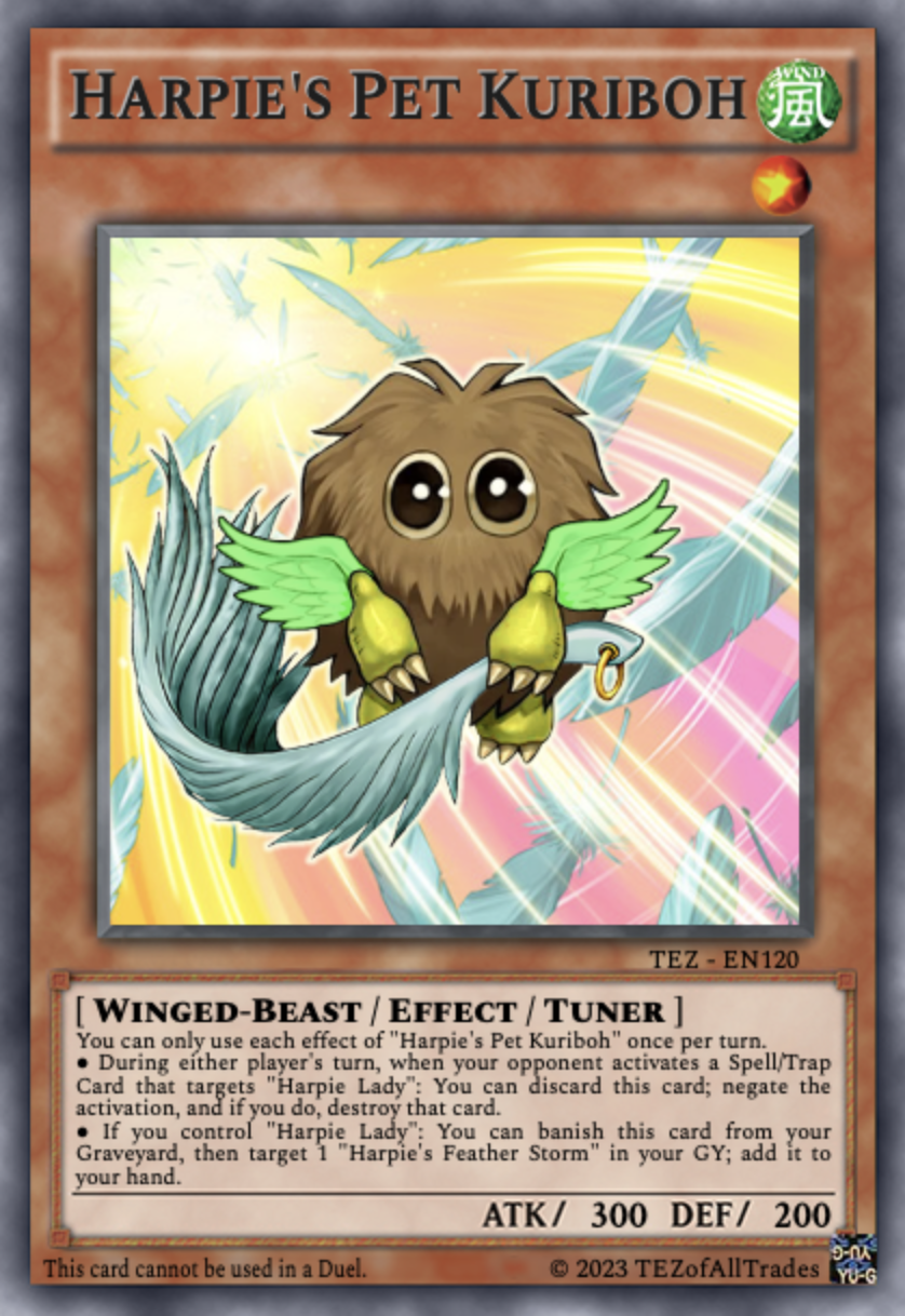 yugioh kuriboh spell cards Yu-Gi-Oh! - Winged LV9 (LCGX-EN043) - Legendary Collection 2-1st Edition you take no battle damage. Yu-Gi-Oh: Harpie's Pet Kuriboh by