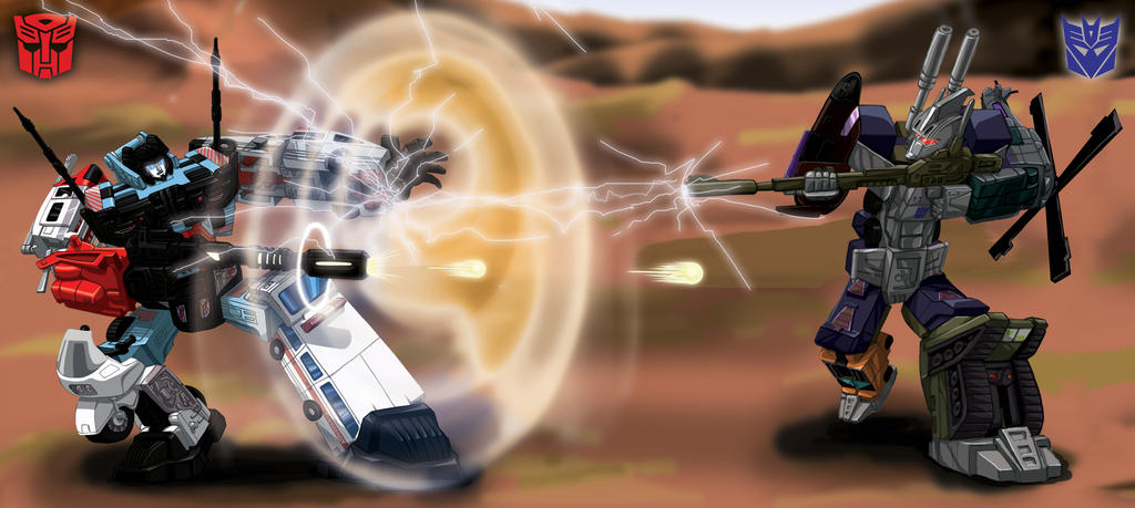 Defensor vs Bruticus by ButtZilla on DeviantArt