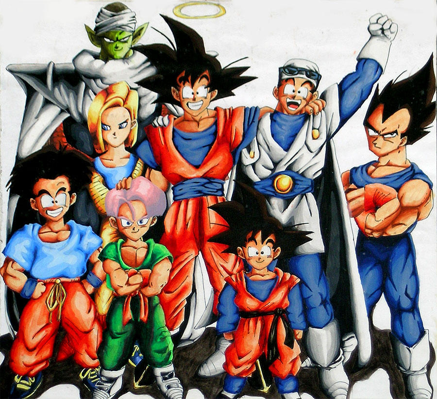 Dragon Ball Z Group Shot By Buttzilla On Deviantart