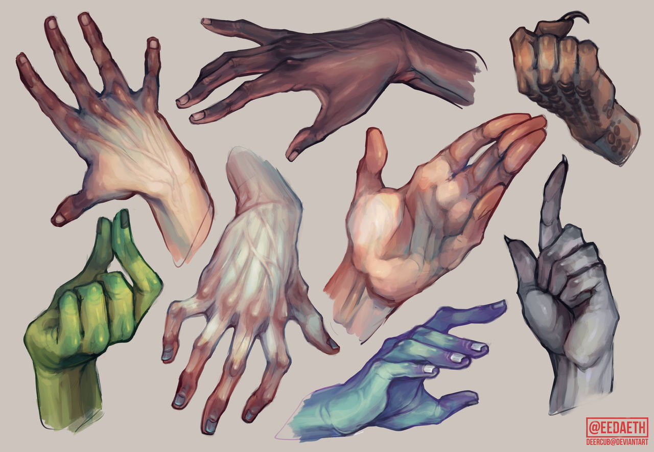 Hand Study by Eedaeth on DeviantArt