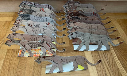 Army de Lions de Scar avec azura qui commande