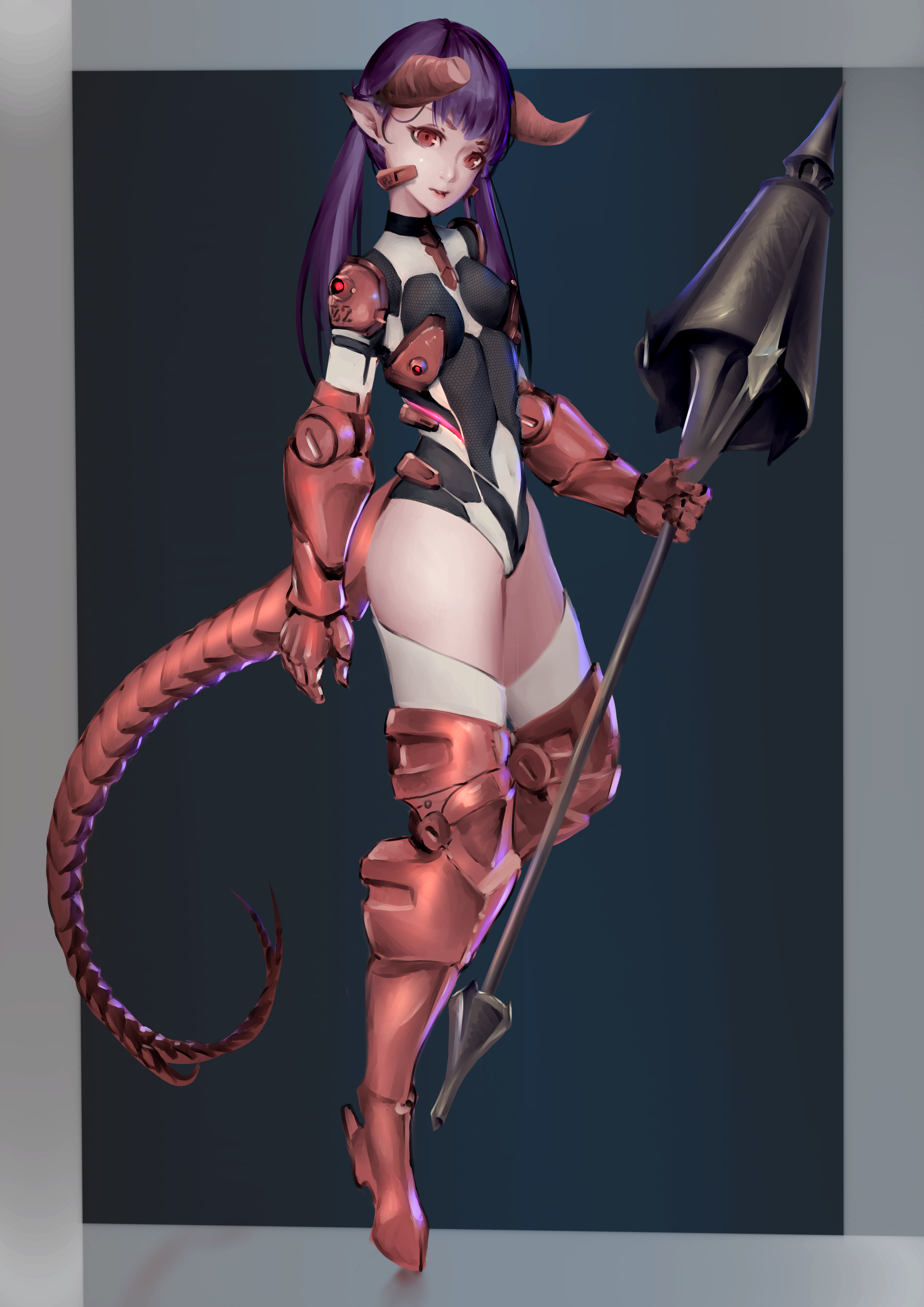 Armored Oni-musume BG
