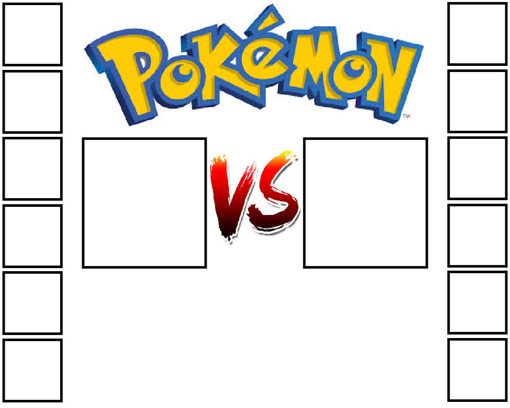 Pokemon Versus Template by Foxboy614 on DeviantArt
