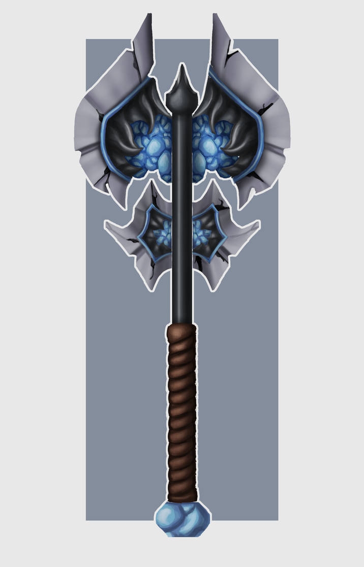 Double Sided Battle Axe By Cliffordsstudio On Deviantart Double Sided Battle Axe By Cliffordsstudio On Deviantart