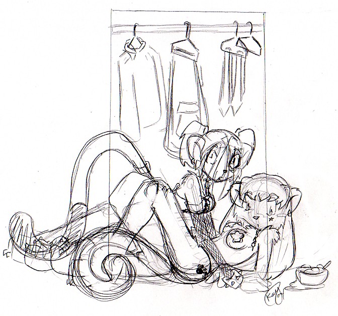 Keep it in the closet-sketch