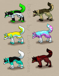 Wolf Adopt 104-109 - OPEN