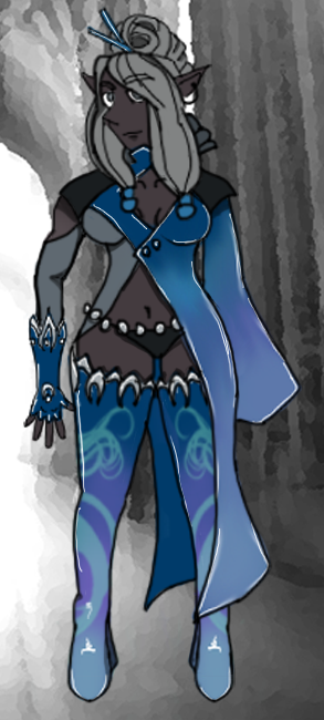 Drowtales OC: Sinya'se colored by talentualEmbrace