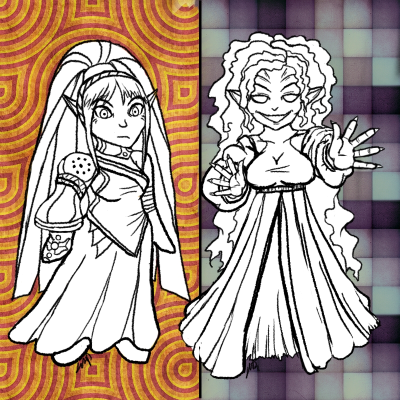 Drowtales OC: A Demon and her pet by talentualEmbrace