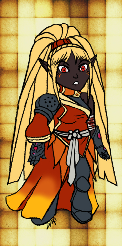 Chigusa Vel'sharen redesign by talentualEmbrace