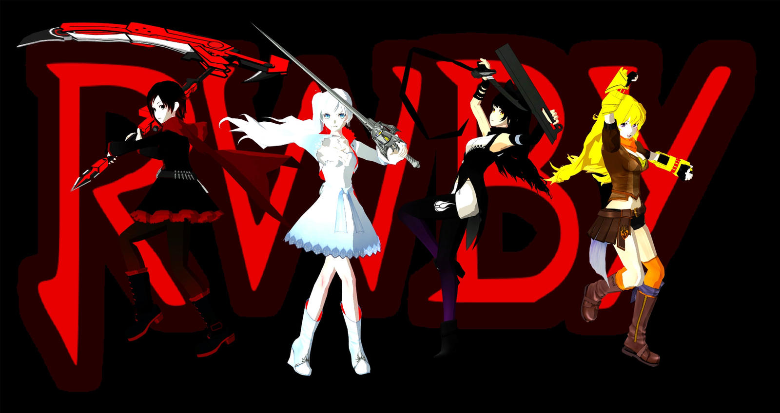 TEAM RWBY by blueblazing36 on DeviantArt