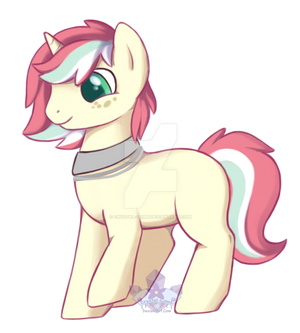 Foal OC ~  Peppermint Stick by Crystal-Comb