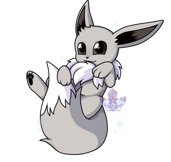 Shiny Eevee by SymbianL.deviantart.com on @DeviantArt