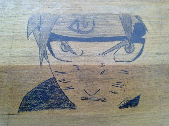 Naruto Drawing On My School Desk By Helltemplar On Deviantart