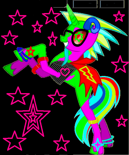 my little rave pony by ThatKidwholikesPunk on DeviantArt
