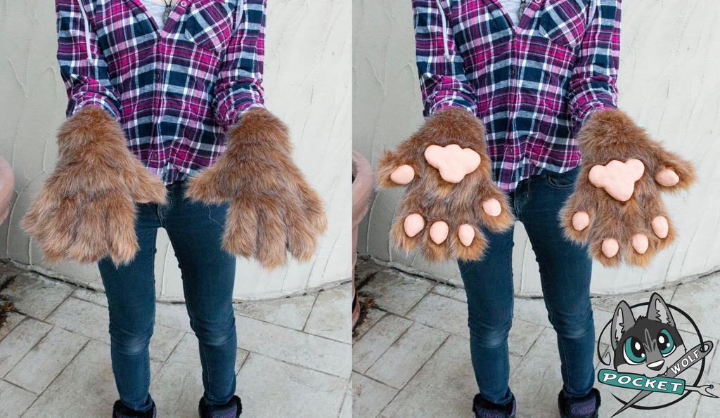 Handpaws by PocketWolfFursuits on DeviantArt