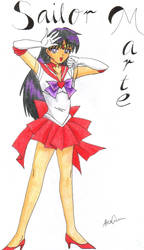 Sailor Mars -coloured