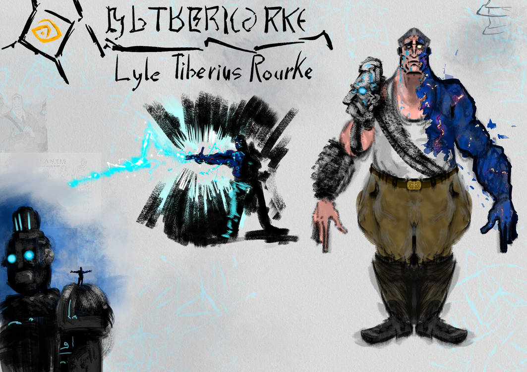 Crystallized Rourke Tiberius Rourke || Atlantis The Lost Empire by WackyRascal on DeviantArt
