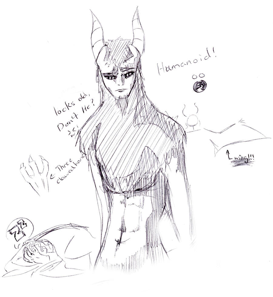 Dragon in humanoid form by Hydrasis on DeviantArt