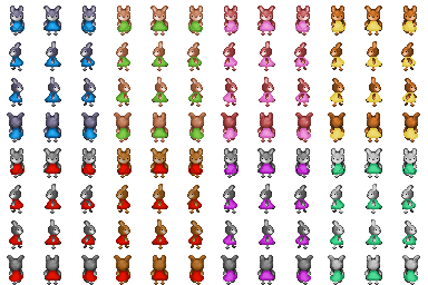 Bunny Sprite by Hydrasis on DeviantArt