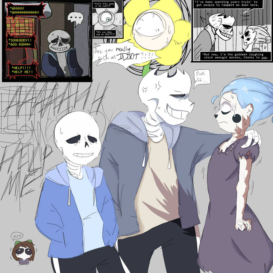 Horror Raspberry haha horrortale am I right by raspberrysstuff on DeviantArt